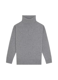 Maison Montagut Pulls>Pull Col Roule A Fentes En Cachemire 4 Fils - Adena