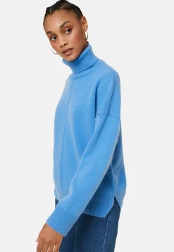 Maison Montagut Pulls>Pull Col Roule A Fentes En Cachemire 4 Fils - Adena