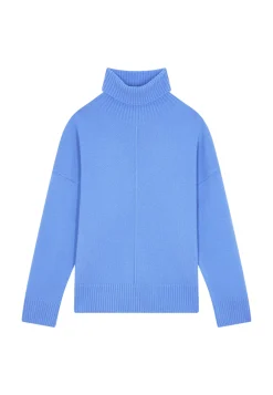 Maison Montagut Pulls>Pull Col Roule A Fentes En Cachemire 4 Fils - Adena