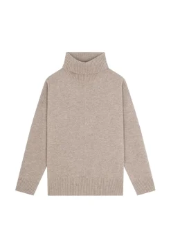 Maison Montagut Pulls>Pull Col Roule A Fentes En Cachemire 4 Fils - Adena