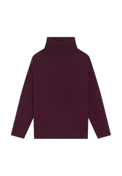 Maison Montagut Pulls>Pull Col Roule A Fentes En Cachemire 4 Fils - Adena