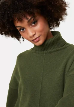 Maison Montagut Pulls>Pull Col Roule A Fentes En Cachemire 4 Fils - Adena