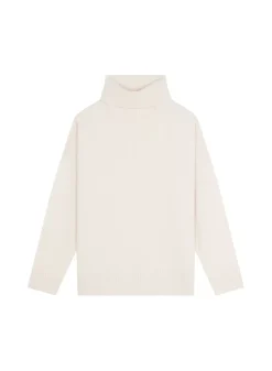 Maison Montagut Pulls>Pull Col Roule A Fentes En Cachemire 4 Fils - Adena