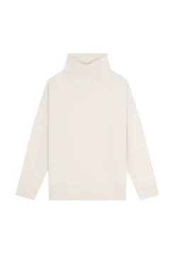 Maison Montagut Pulls>Pull Col Roule A Fentes En Cachemire 4 Fils - Adena