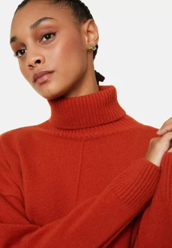 Maison Montagut Pulls>Pull Col Roule A Fentes En Cachemire 4 Fils - Adena