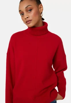 Maison Montagut Pulls>Pull Col Roule A Fentes En Cachemire 4 Fils - Adena