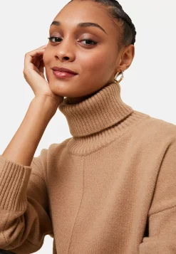 Maison Montagut Pulls>Pull Col Roule A Fentes En Cachemire 4 Fils - Adena