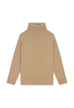 Maison Montagut Pulls>Pull Col Roule A Fentes En Cachemire 4 Fils - Adena