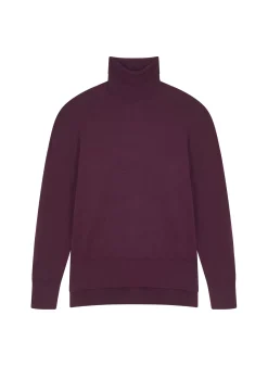 Maison Montagut Pulls>Pull Col Roule A Fentes En Laine Merinos - Amy