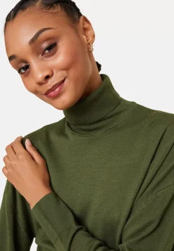 Maison Montagut Pulls>Pull Col Roule A Fentes En Laine Merinos - Amy