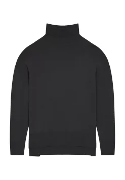 Maison Montagut Pulls>Pull Col Roule A Fentes En Laine Merinos - Amy