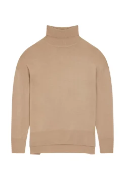 Maison Montagut Pulls>Pull Col Roule A Fentes En Laine Merinos - Amy