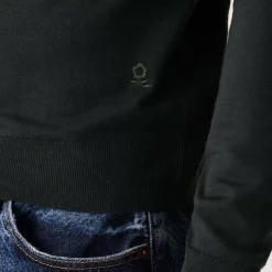 Maison Montagut Pulls>Pull Col Roule Avec Logo En Laine Merinos - Enzo
