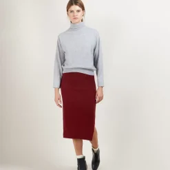 Maison Montagut Pulls>Pull Col Roule Emmanchures Marteau En Cachemire - Beverly