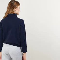Maison Montagut Pulls>Pull Col Roule Emmanchures Marteau En Cachemire - Beverly