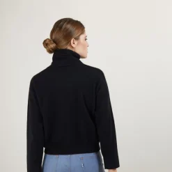 Maison Montagut Pulls>Pull Col Roule Emmanchures Marteau En Cachemire - Beverly