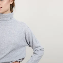 Maison Montagut Pulls>Pull Col Roule Emmanchures Marteau En Cachemire - Beverly