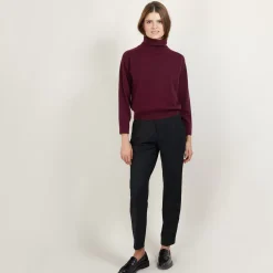 Maison Montagut Pulls>Pull Col Roule Emmanchures Marteau En Cachemire - Beverly
