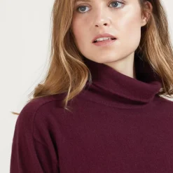 Maison Montagut Pulls>Pull Col Roule Emmanchures Marteau En Cachemire - Beverly