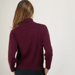 Maison Montagut Pulls>Pull Col Roule Emmanchures Marteau En Cachemire - Beverly