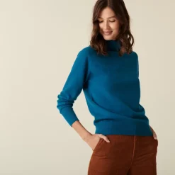 Maison Montagut Pulls>Pull Col Roule En Cachemire - Abesse