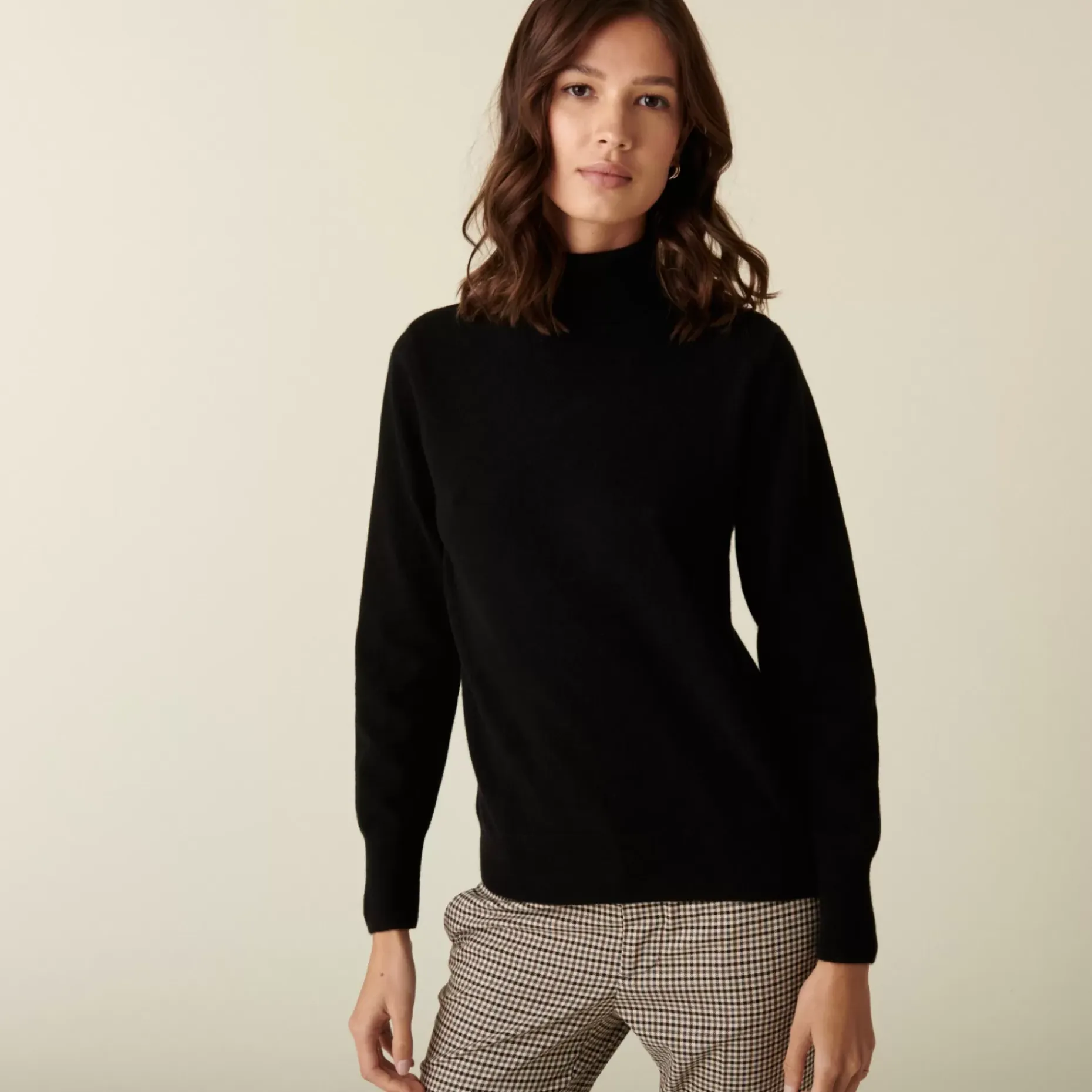 Maison Montagut Pulls>Pull Col Roule En Cachemire - Abesse