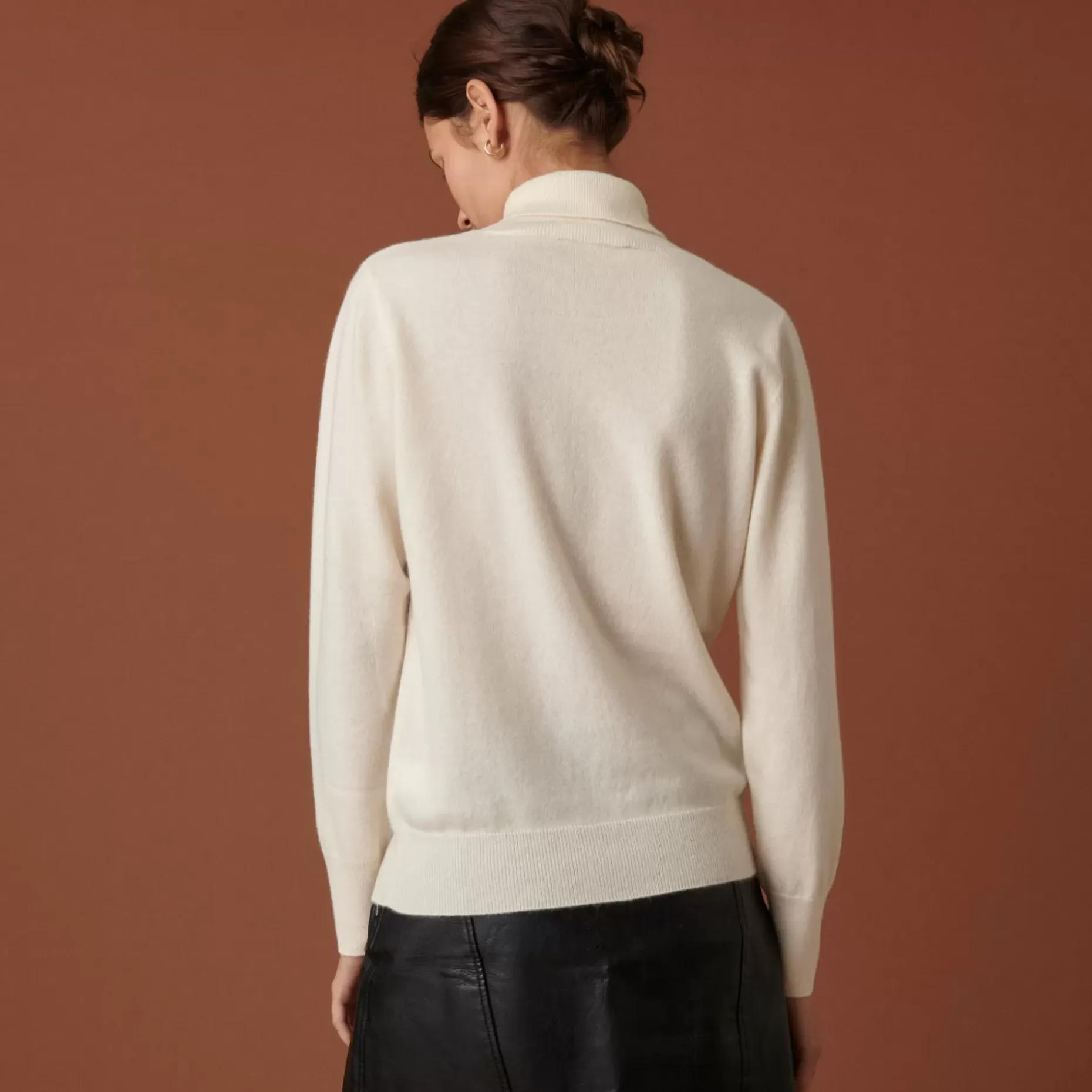 Maison Montagut Pulls>Pull Col Roule En Cachemire - Abesse