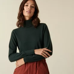 Maison Montagut Pulls>Pull Col Roule En Cachemire - Abesse