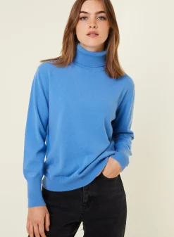 Maison Montagut Pulls>Pull Col Roule En Cachemire - Anabelle