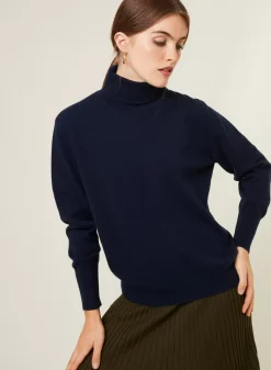 Maison Montagut Pulls>Pull Col Roule En Cachemire - Anabelle