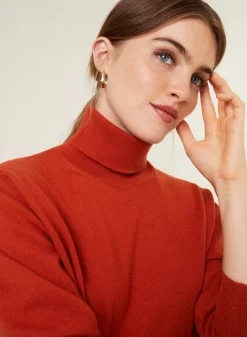 Maison Montagut Pulls>Pull Col Roule En Cachemire - Anabelle