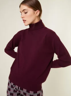 Maison Montagut Pulls>Pull Col Roule En Cachemire - Anabelle