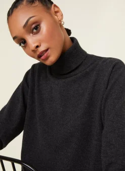 Maison Montagut Pulls>Pull Col Roule En Cachemire - Anabelle