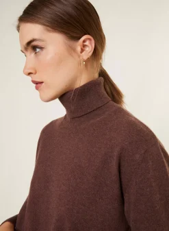 Maison Montagut Pulls>Pull Col Roule En Cachemire - Anabelle