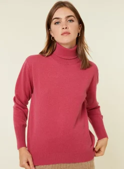 Maison Montagut Pulls>Pull Col Roule En Cachemire - Anabelle
