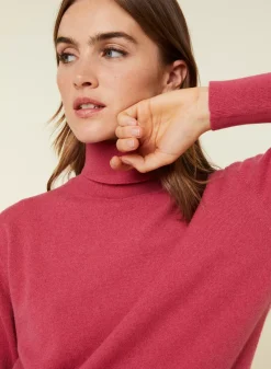 Maison Montagut Pulls>Pull Col Roule En Cachemire - Anabelle