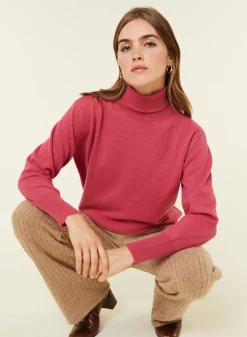 Maison Montagut Pulls>Pull Col Roule En Cachemire - Anabelle
