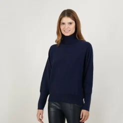 Maison Montagut Pulls>Pull Col Roule En Cachemire - Bob