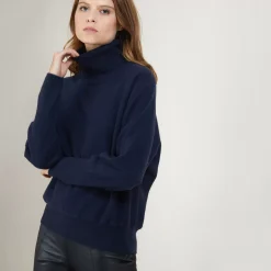 Maison Montagut Pulls>Pull Col Roule En Cachemire - Bob
