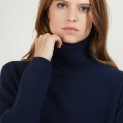 Maison Montagut Pulls>Pull Col Roule En Cachemire - Bob