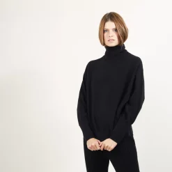 Maison Montagut Pulls>Pull Col Roule En Cachemire - Bob
