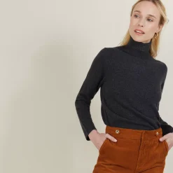 Maison Montagut Pulls>Pull Col Roule En Cachemire - Carole