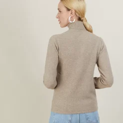 Maison Montagut Pulls>Pull Col Roule En Cachemire - Carole