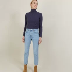 Maison Montagut Pulls>Pull Col Roule En Cachemire - Carole