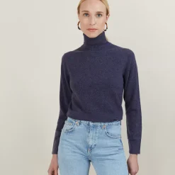 Maison Montagut Pulls>Pull Col Roule En Cachemire - Carole