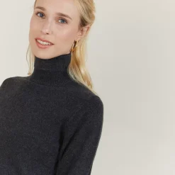 Maison Montagut Pulls>Pull Col Roule En Cachemire - Carole