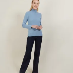 Maison Montagut Pulls>Pull Col Roule En Cachemire - Carole