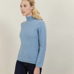 Maison Montagut Pulls>Pull Col Roule En Cachemire - Carole