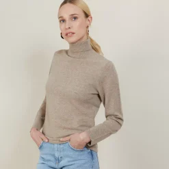 Maison Montagut Pulls>Pull Col Roule En Cachemire - Carole