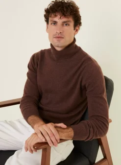 Maison Montagut Pulls>Pull Col Roule En Cachemire - Eduardo